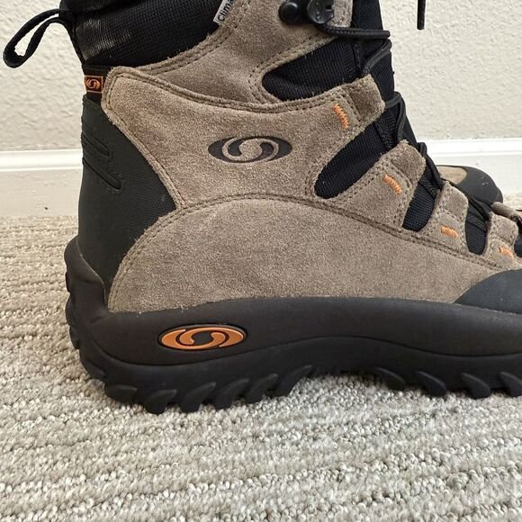 2001 Vintage Salomon Hiking Boots Contagrip Outdoor Gorpcore Men's‎ Size 10 MINT - Picture 7 of 13